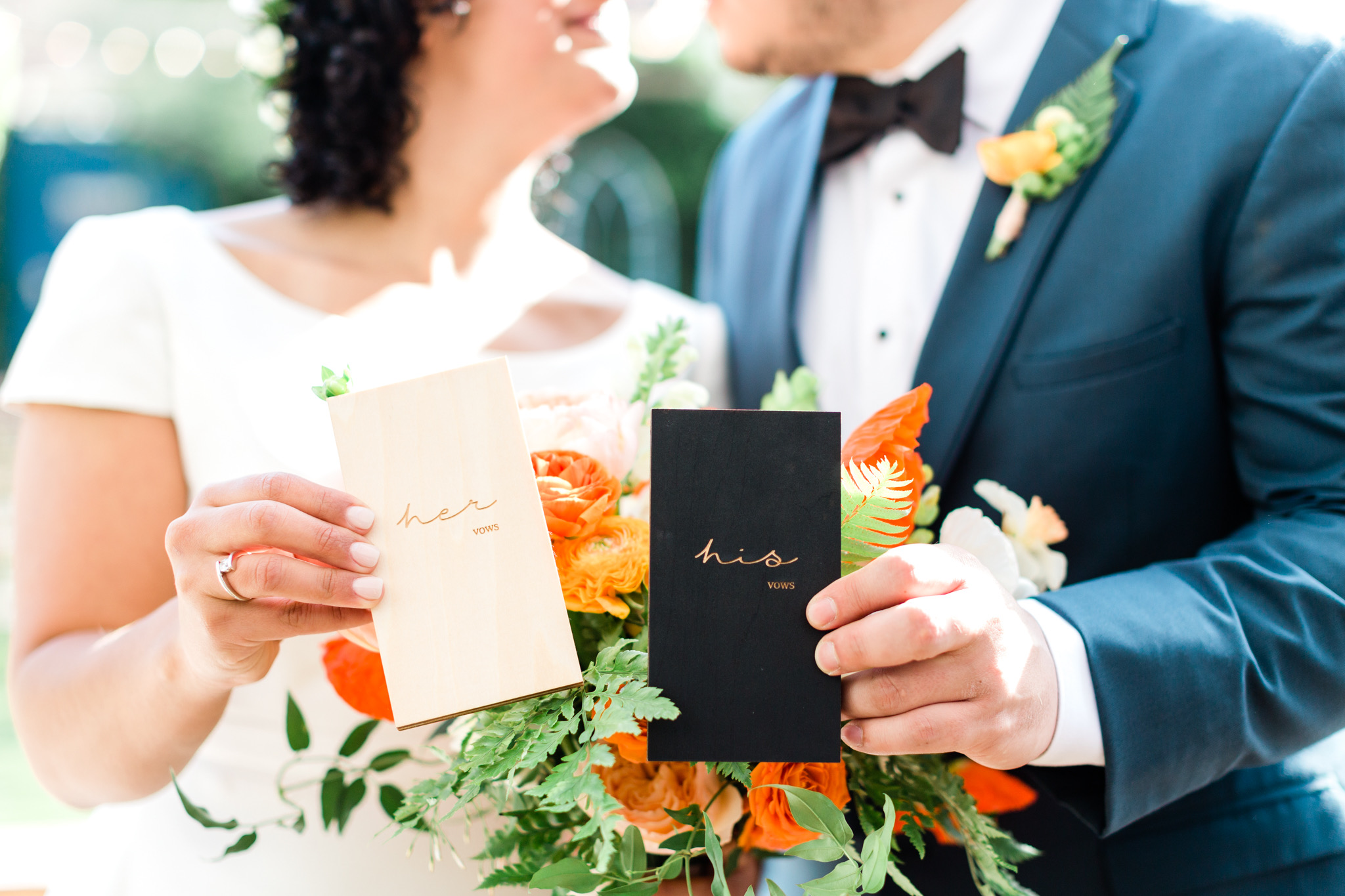 his and hers vow booklets